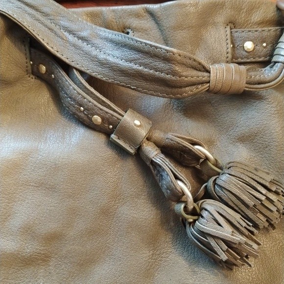 Sigrid Olsen Large Hobo Shoulder Bag Leather EUC - Picture 13 of 13